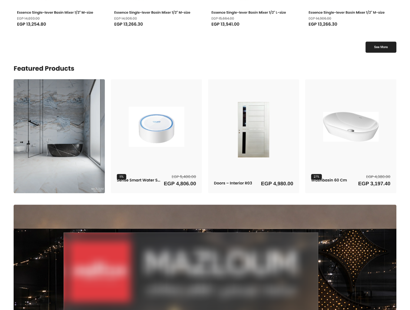 Product details page.