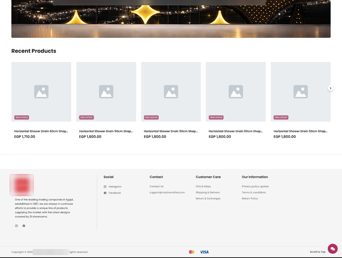 Category navigation view.