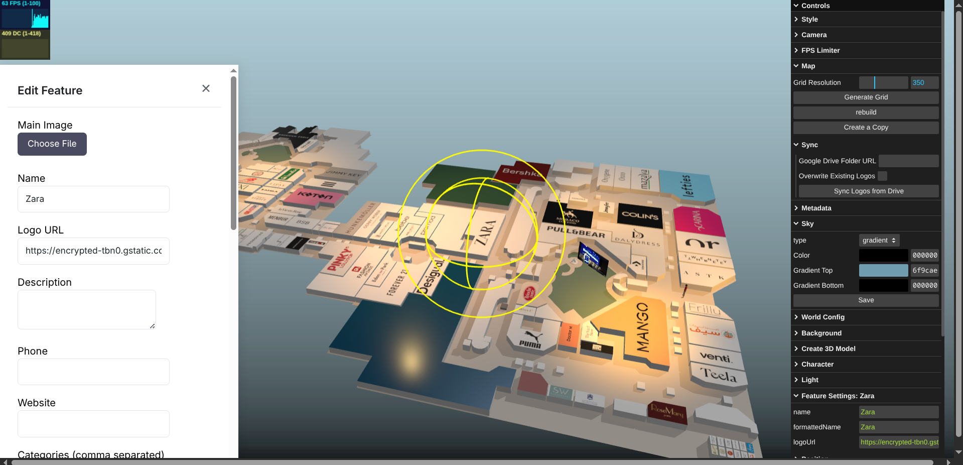 Indoor 3D Map Platform