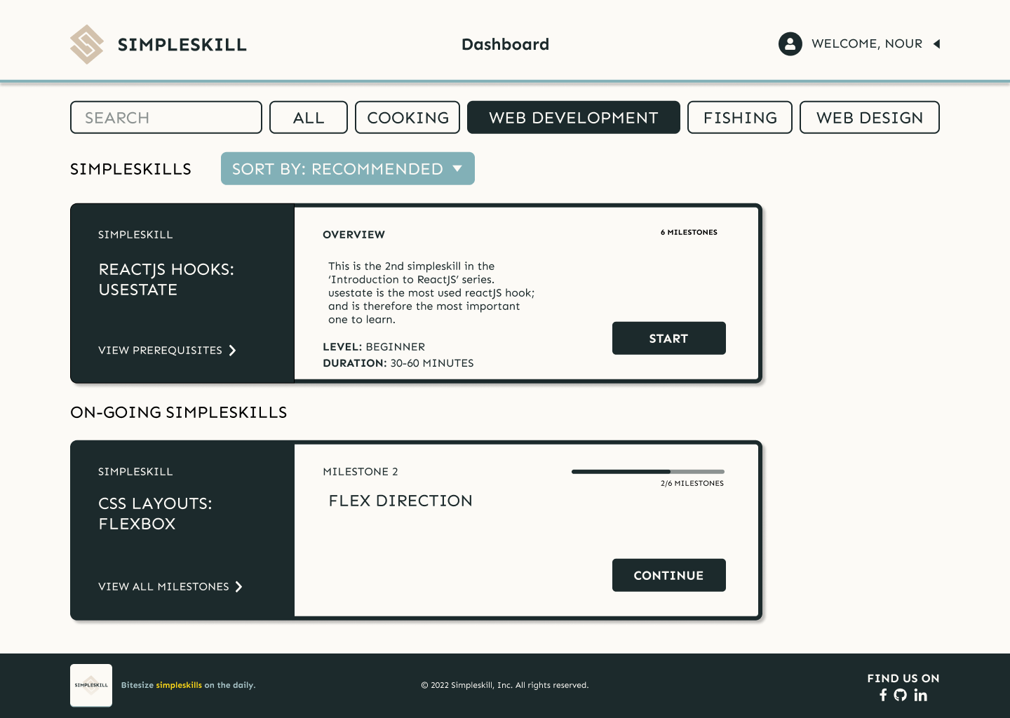 Additional platform interface view.